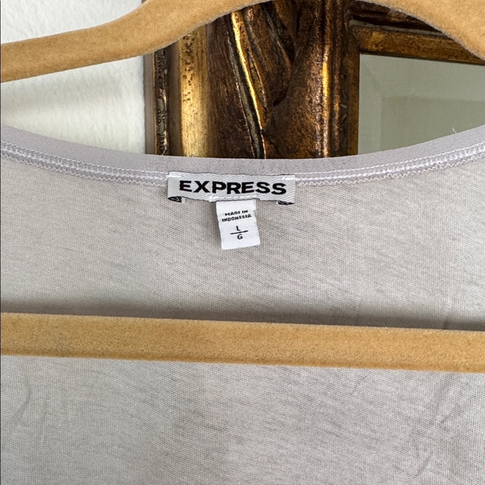 Express Gray Tank Top - Picture 2 of 5